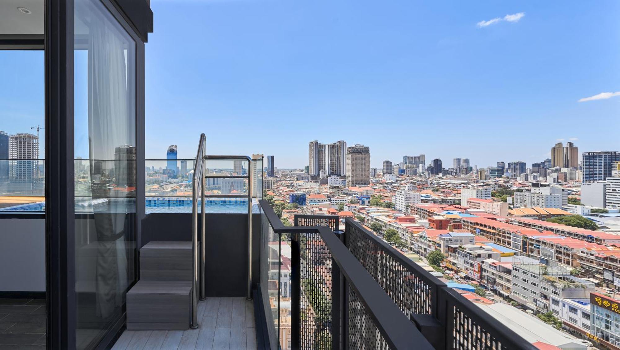 Luxcity Hotel & Apartment Phnom Penh Luaran gambar